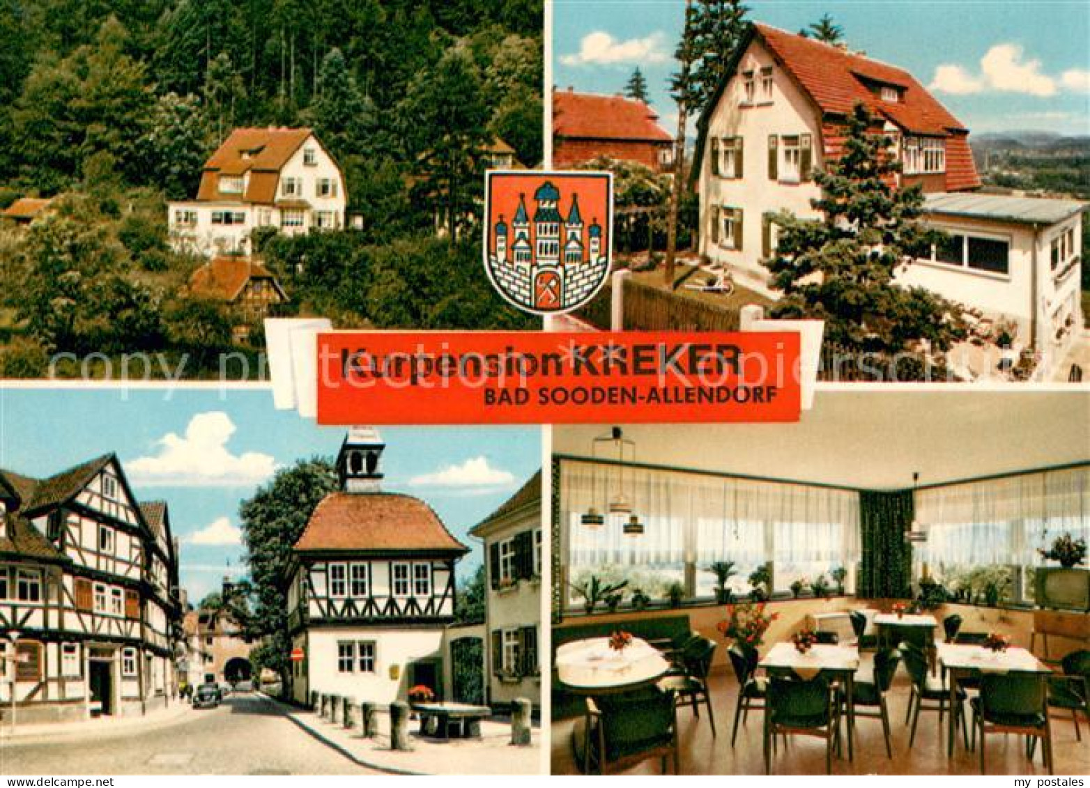 73654456 Bad Sooden-Allendorf Kurpension Kreker Ortspartie Mit Fachwerkhaeusern  - Bad Sooden-Allendorf