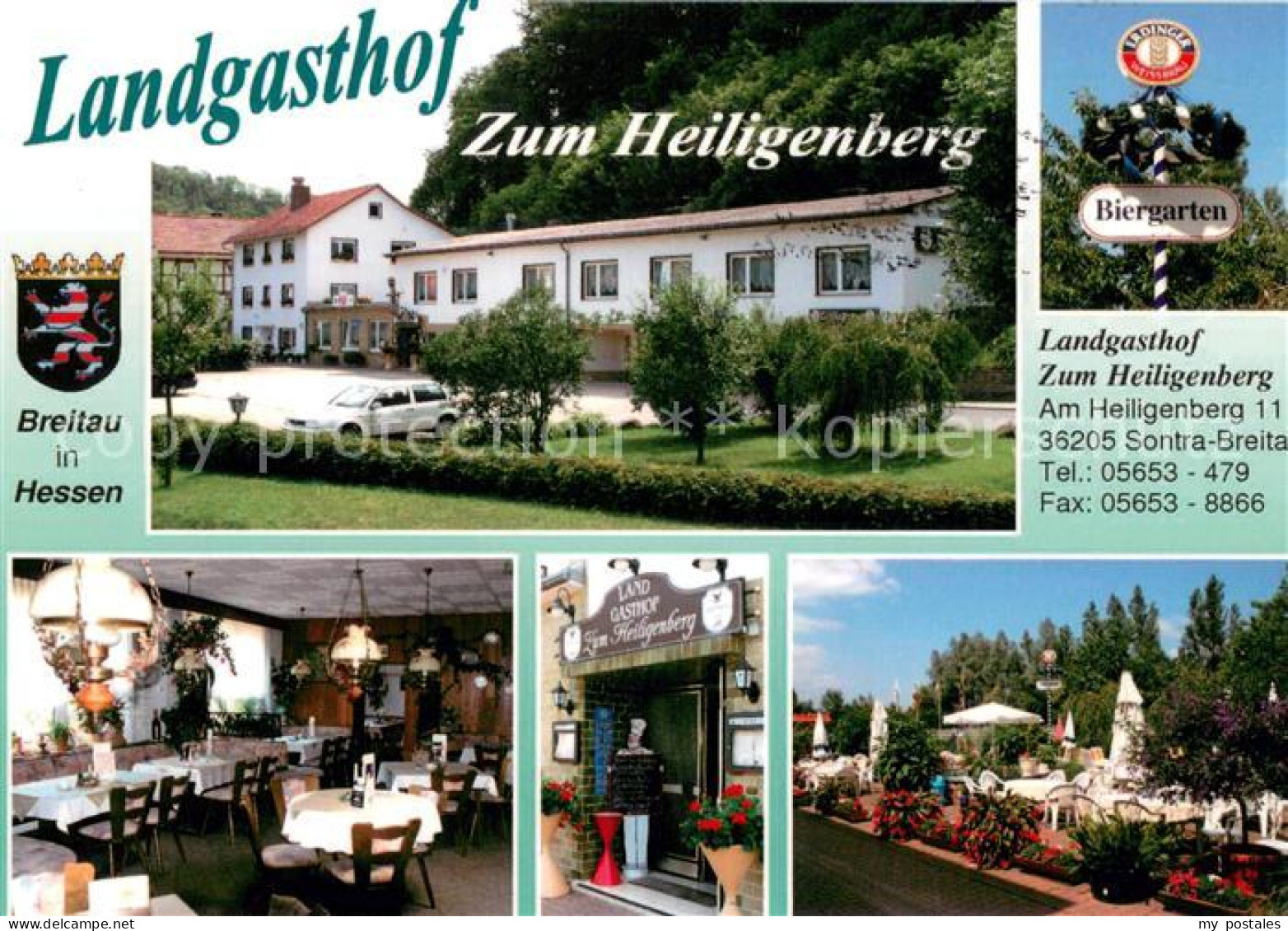 73654450 Breitau Landgasthof Zum Heiligenberg Restaurant Biergarten Breitau - Sontra