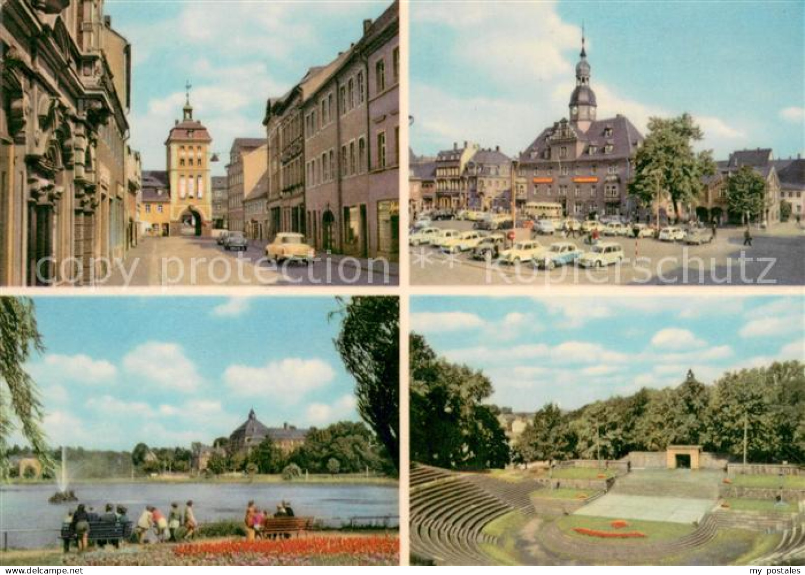 73654429 Borna Leipzig Reichstag Rathaus Breiter Teich Volksplatz Borna Leipzig - Borna