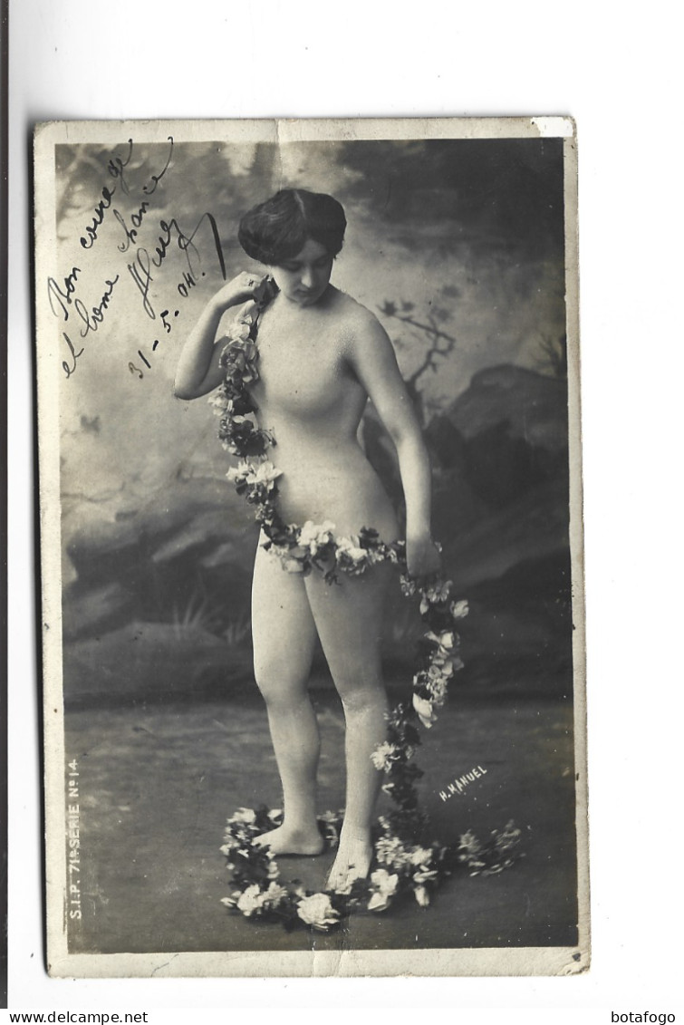 CPA  H.Manuel, FEMME EN TENUE DE DESSOUS En 1904! - Women