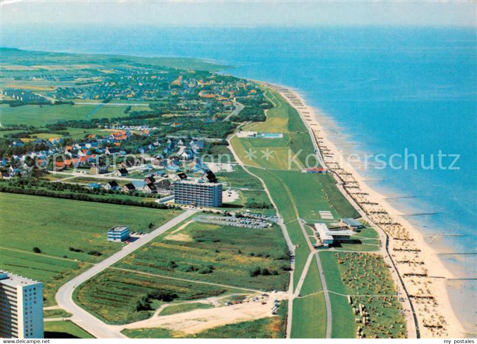 73654371 Cuxhaven Doese Nordseebad Strandgebiet Fliegeraufnahme Cuxhaven Doese N - Cuxhaven