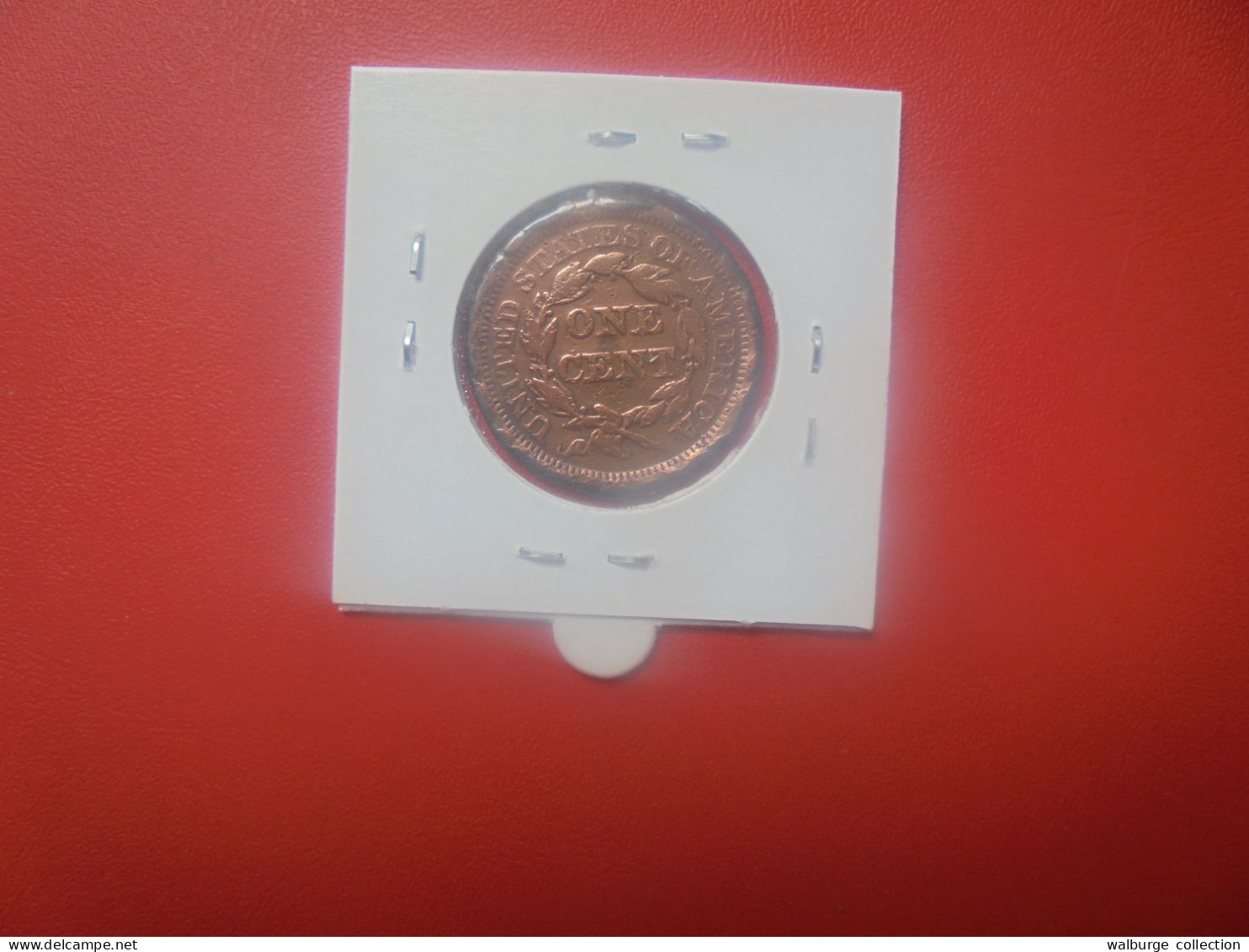 U.S.A Cent 1843 (A.1) - 1840-1857: Braided Hair