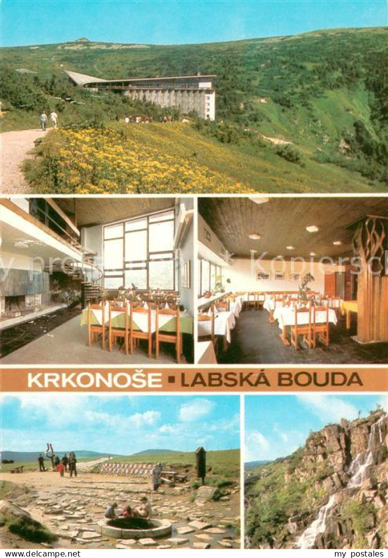 73654359 Krkonose Labska Bouda Panorama Gastraeume Brunnen Krkonose - Polonia