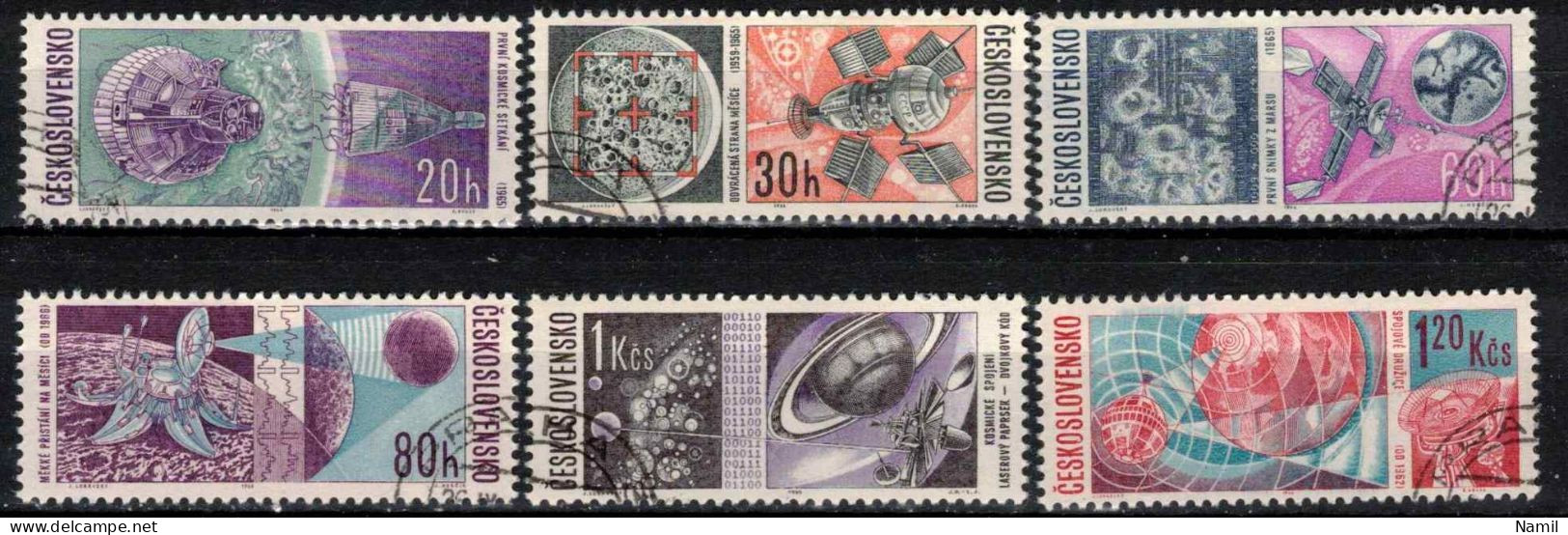 Tchécoslovaquie 1966 Mi 1651-6 (Yv 1513-8), Obliteré - Gebruikt