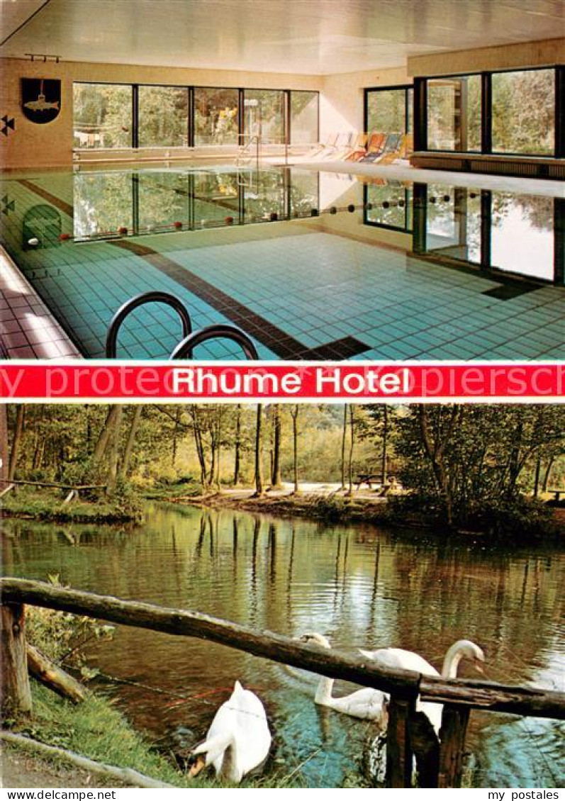 73654299 Rhumesprung Rhumspringe Rhume Hotel Hallenbad Schwanenteich  - Altri & Non Classificati