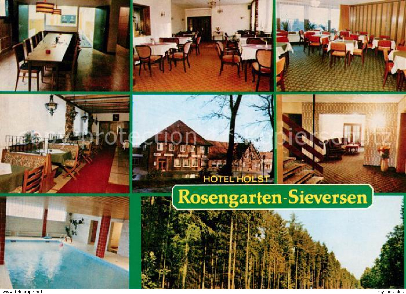 73654244 Sieversen Hotel Restaurant Holst Hallenbad Waldpartie Sieversen - Altri & Non Classificati