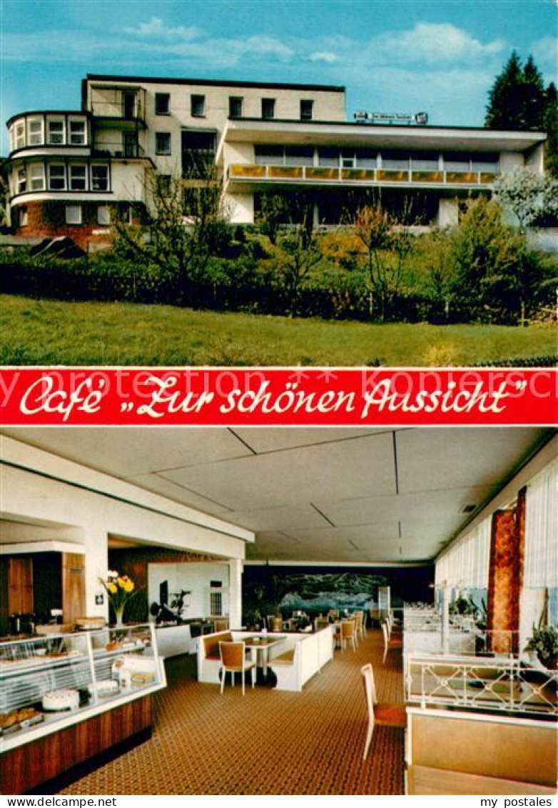 73654241 Bad Driburg Cafe Zur Schoenen Aussicht Gastraum Bad Driburg - Bad Driburg