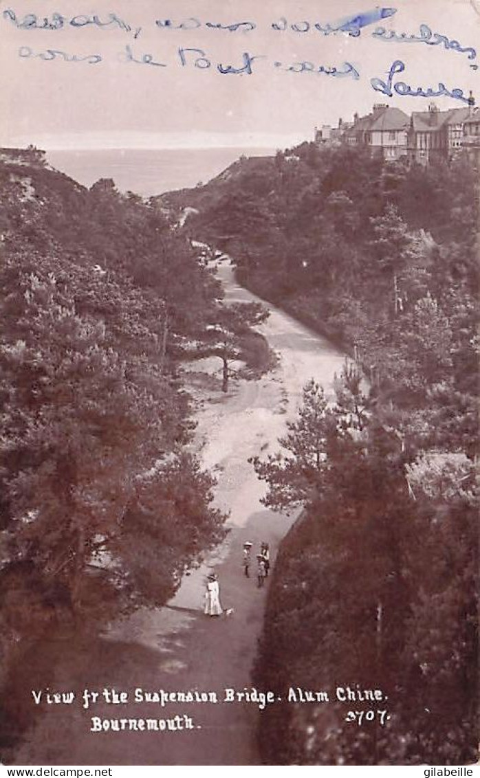 Dorset - BOURNEMOUTH -  View The Suspension Bridge - Alum Chine - Bournemouth (a Partire Dal 1972)