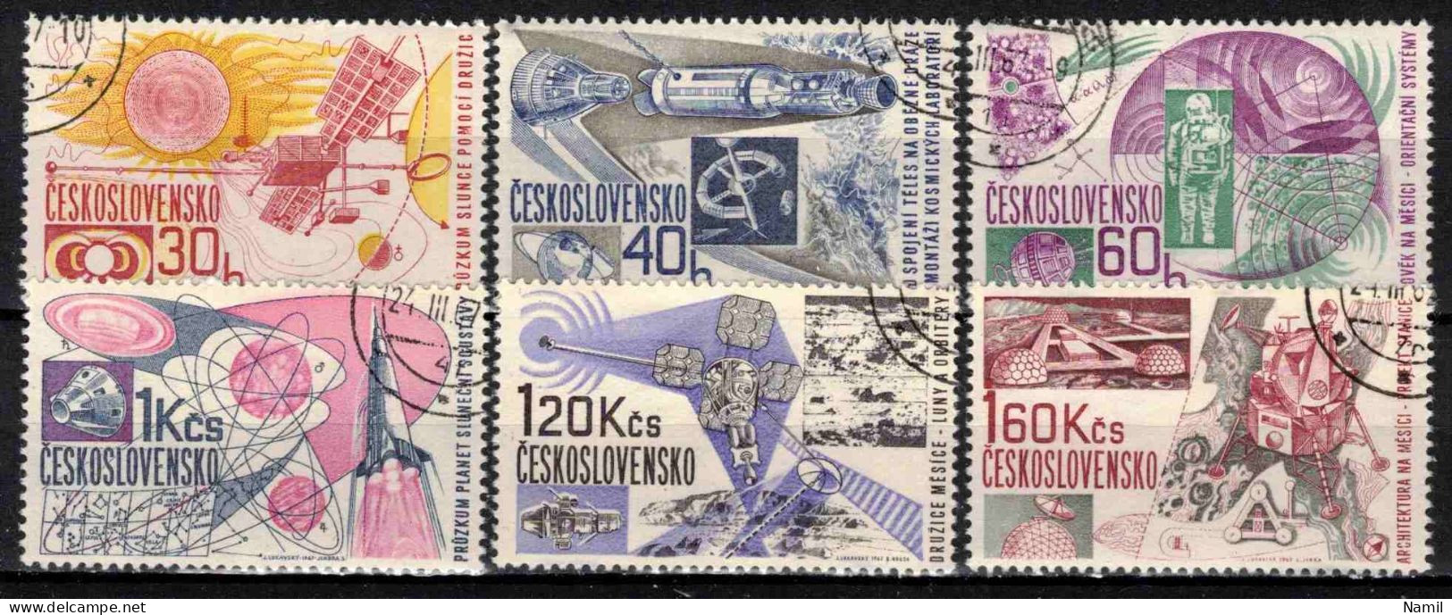 Tchécoslovaquie 1967 Mi 1688-93 (Yv 1550-5), Obliteré - Used Stamps