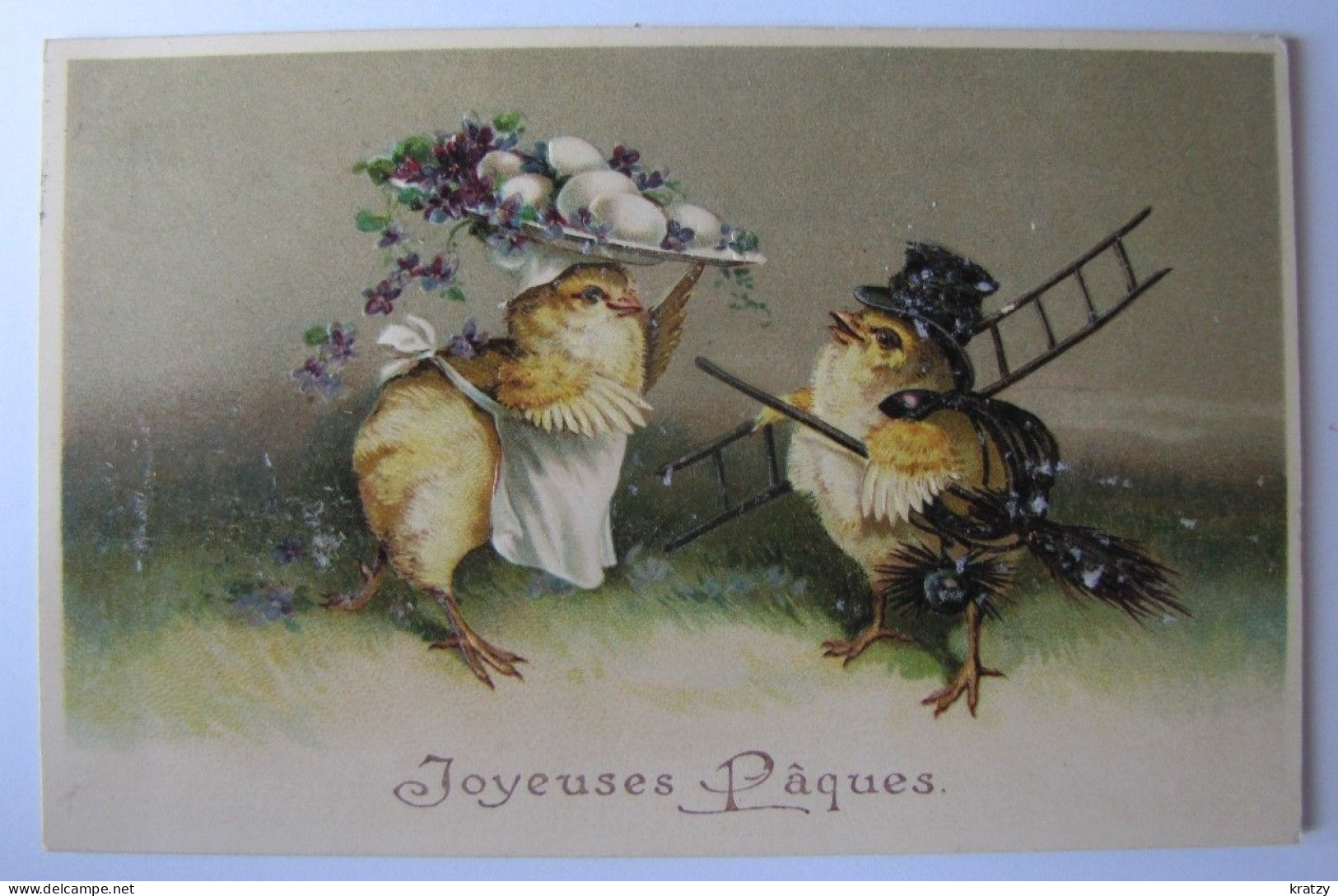 FÊTES - VOEUX - Joyeuses Pâques - 1911 - Pascua
