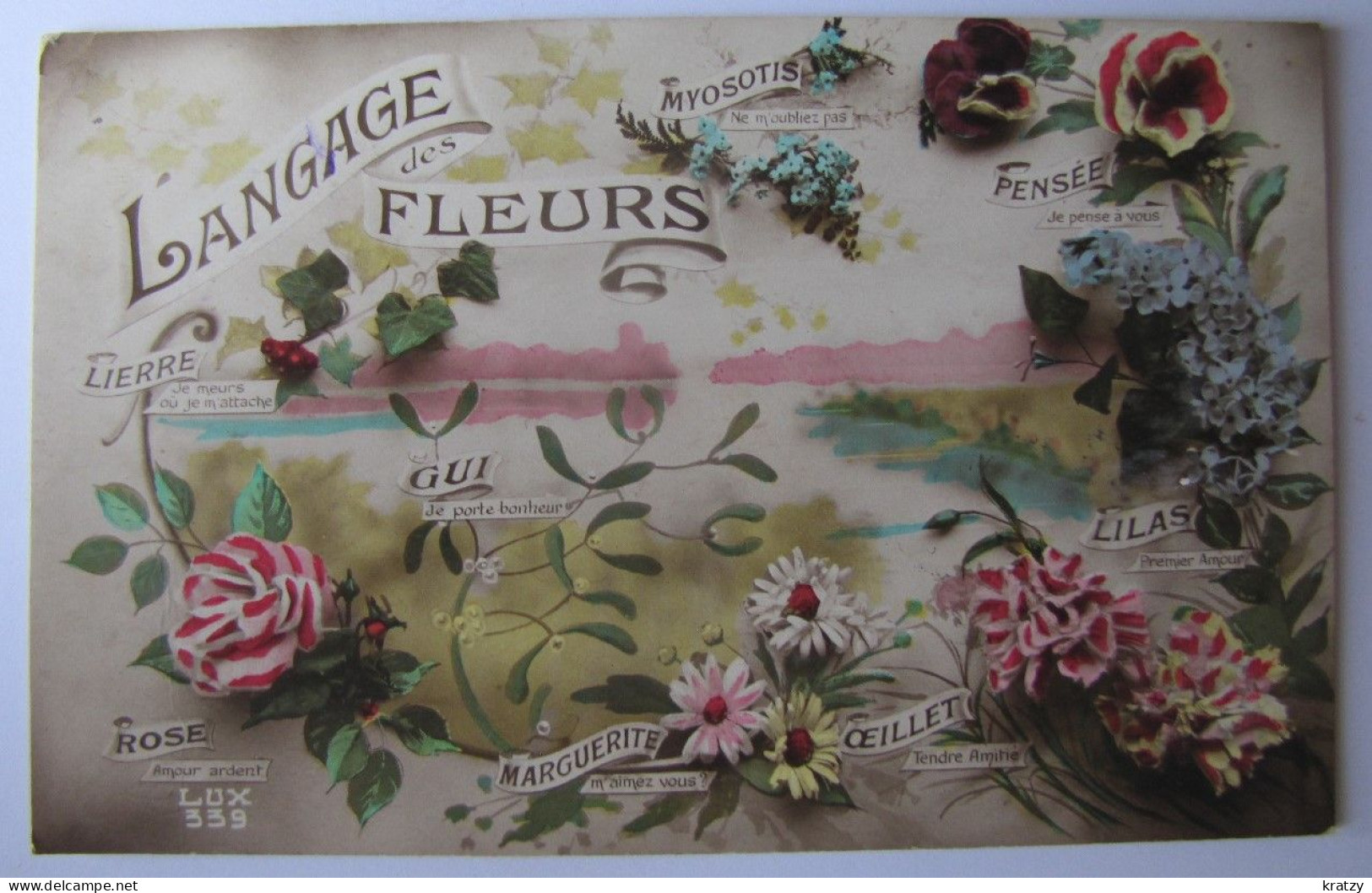 FANTAISIES - Langage Des Fleurs - 1920 - Sonstige & Ohne Zuordnung