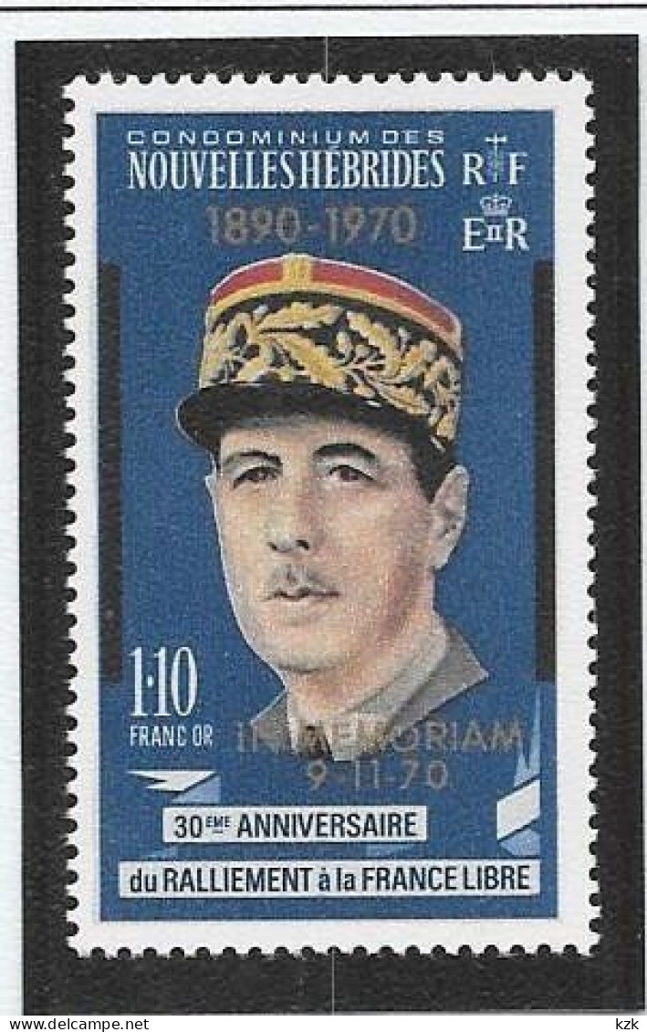 16	30 185		16 NOUVELLES HEBRIDES - De Gaulle (General)