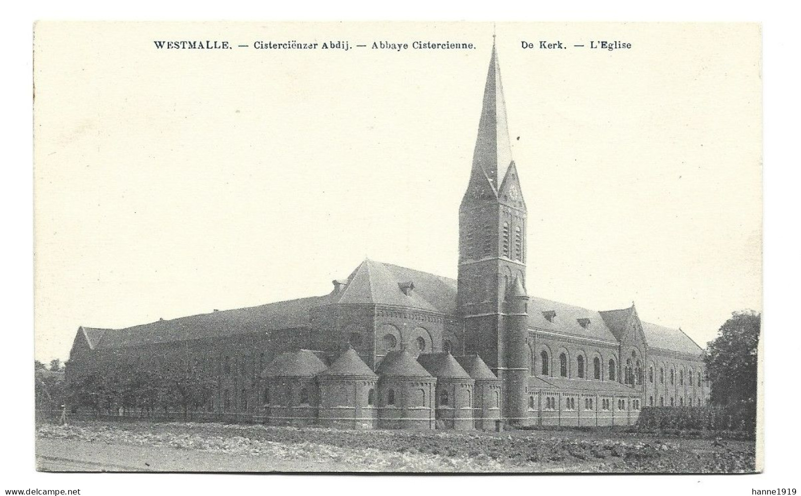 Westmalle Cisterciënzer Abdij De Kerk Eglise Malle Antwerpen Htje - Malle