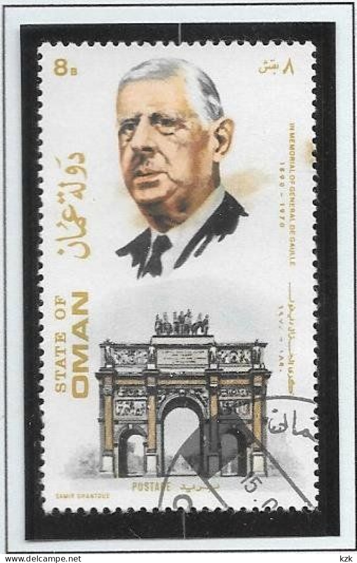 17	08 036		OMAN - De Gaulle (Général)