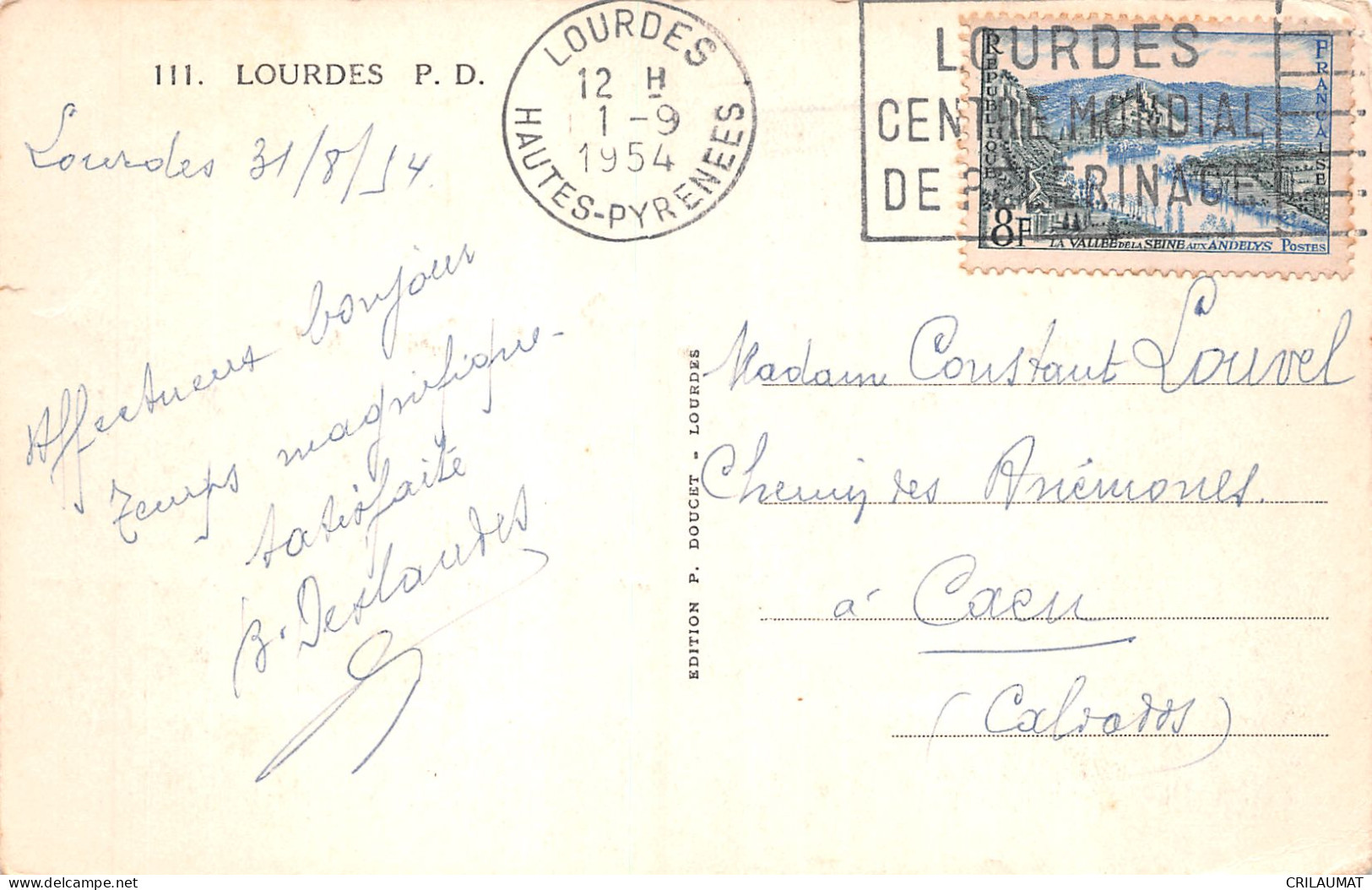 65-LOURDES-N°T5085-C/0267 - Lourdes