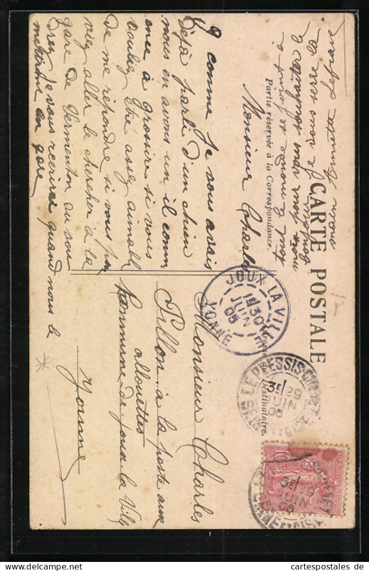 Postal Paris, Alphonse XIII, Roi D`Espagne 1905  - Koninklijke Families