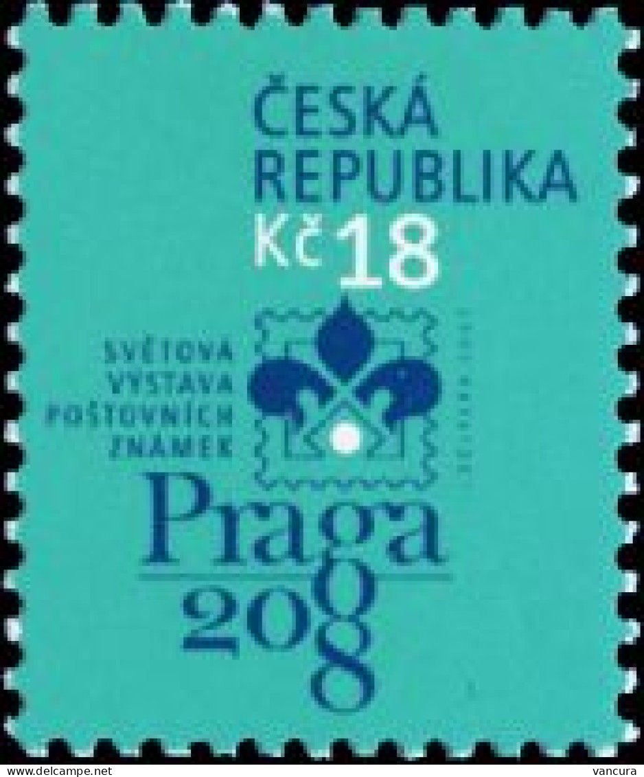 542 Czech Republic Praga 2008 Stamp Exhibition 2007 - Nuevos