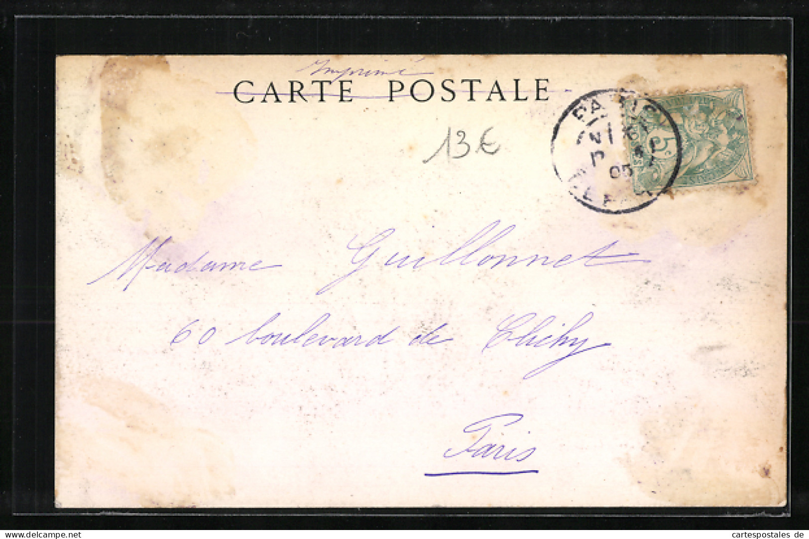 Postal Versailles, Alphonse XIII A Versailles 1905, Depart Pour La Visite Des Parcs Et De Trianon  - Royal Families