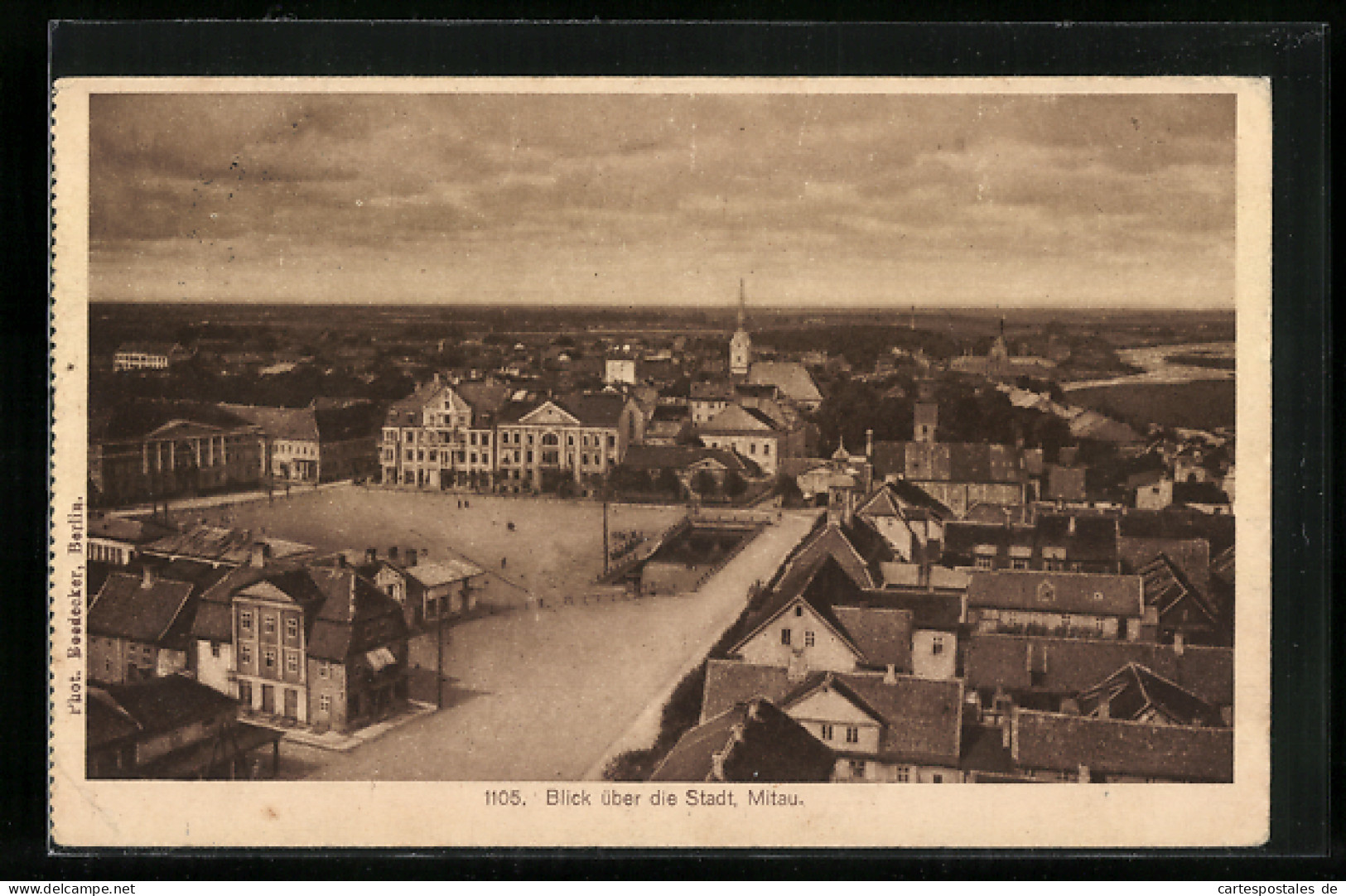 AK Mitau, Blick über Die Stadt  - Lettonia