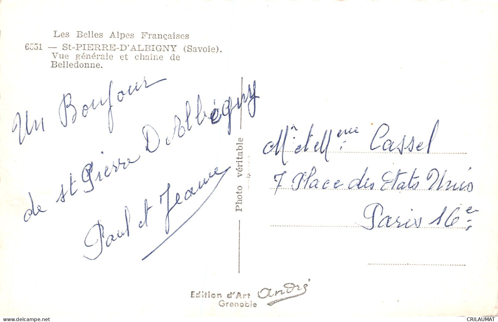 73-SAINT PIERRE D ALBIGNY-N°T5086-D/0313 - Saint Pierre D'Albigny