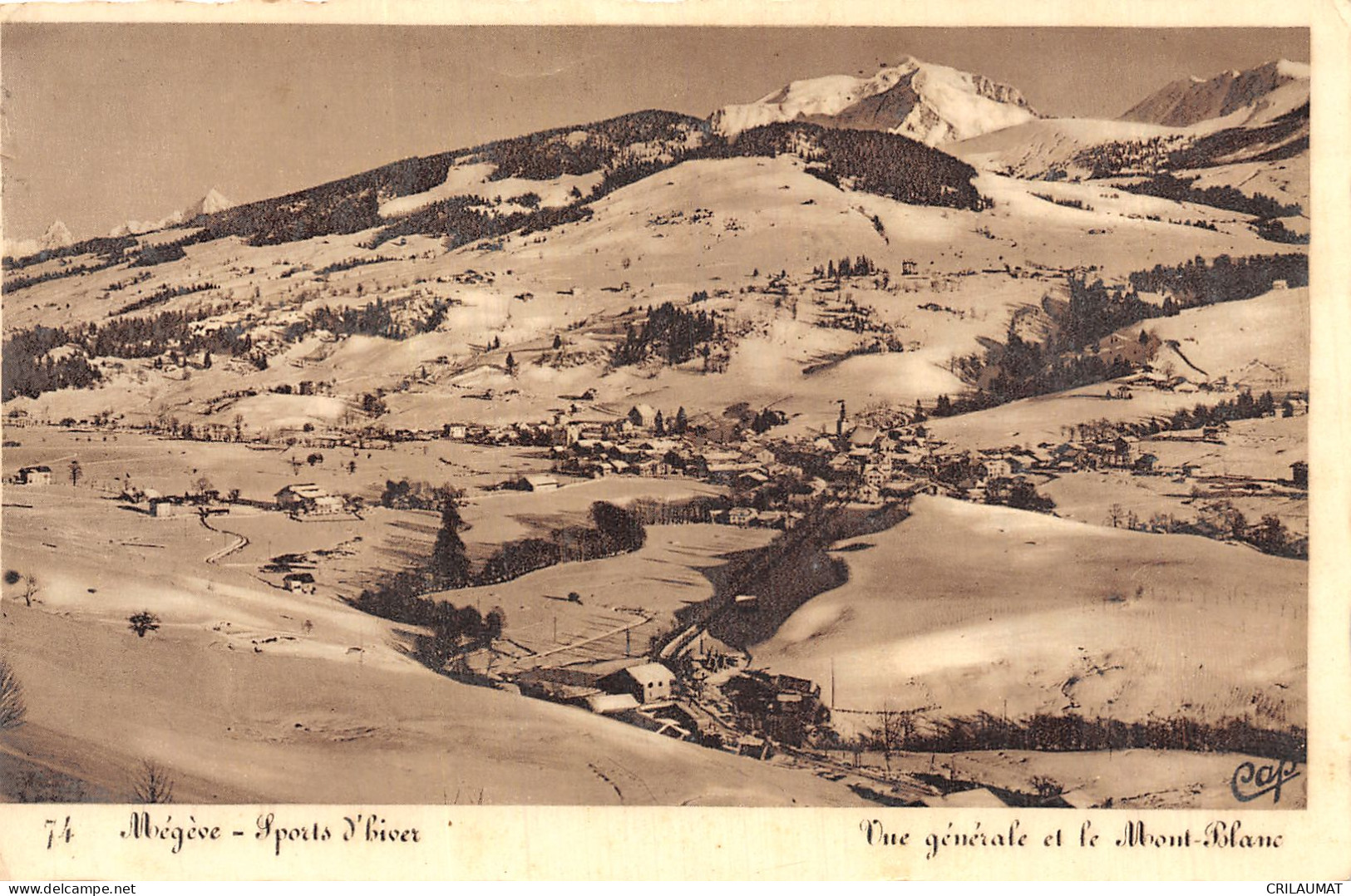 74-MEGEVE-N°T5086-C/0269 - Megève