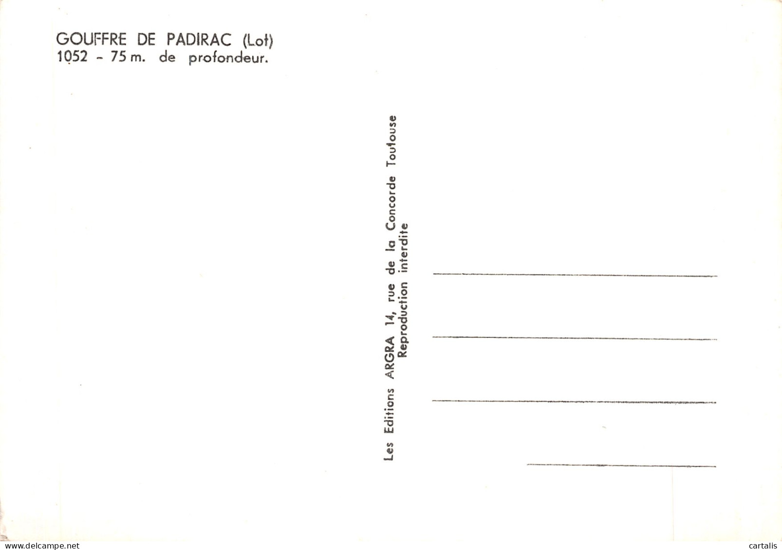 46-PADIRAC-N° 4455-B/0323 - Padirac