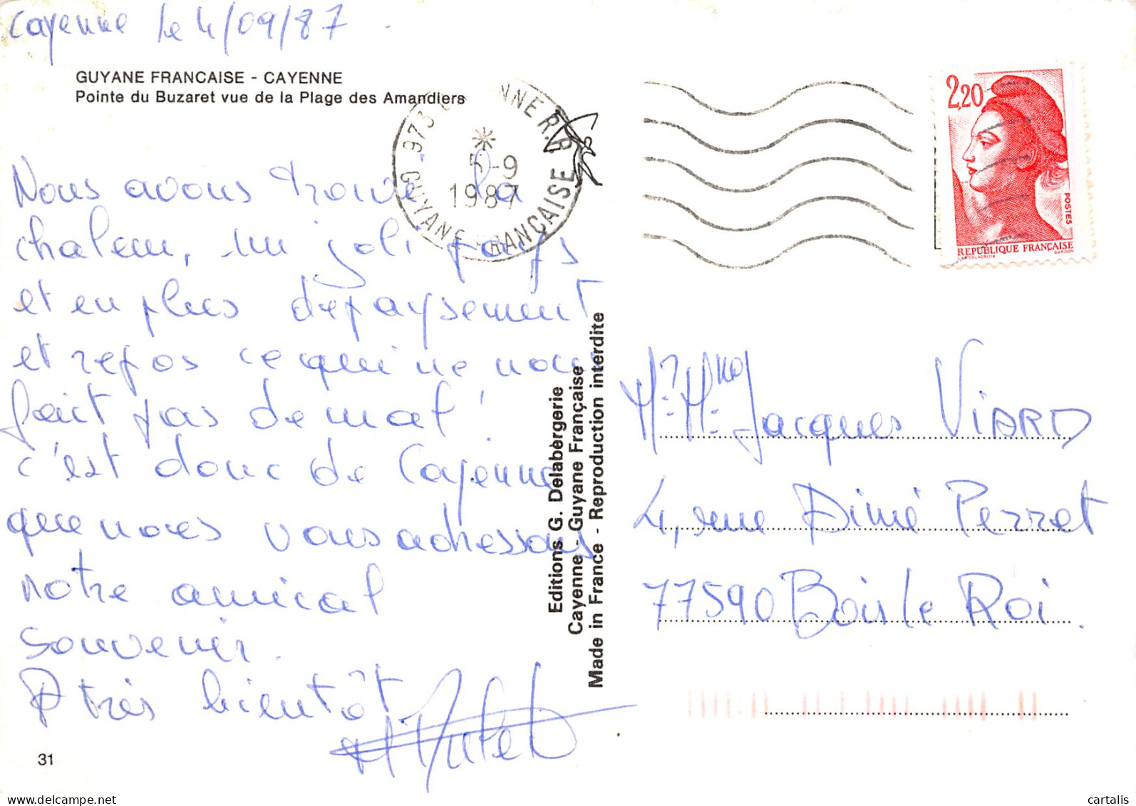 973-GUYANE FRANCAISE-N° 4455-B/0119 - Other & Unclassified