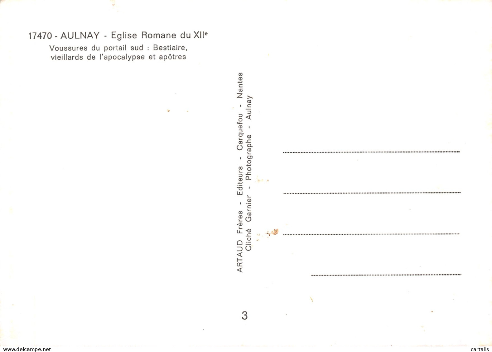 17-AULNAY-N° 4455-A/0221 - Aulnay