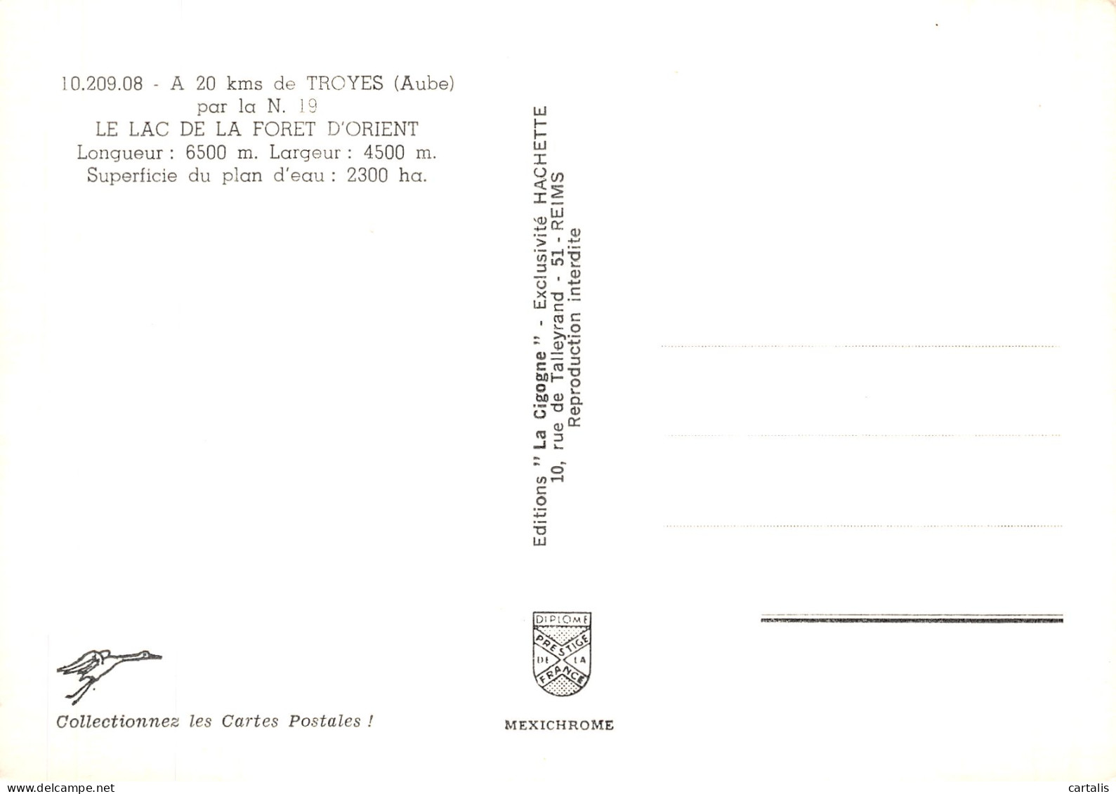 10-LAC DE LA FORET D ORIENT-N° 4455-A/0187 - Otros & Sin Clasificación