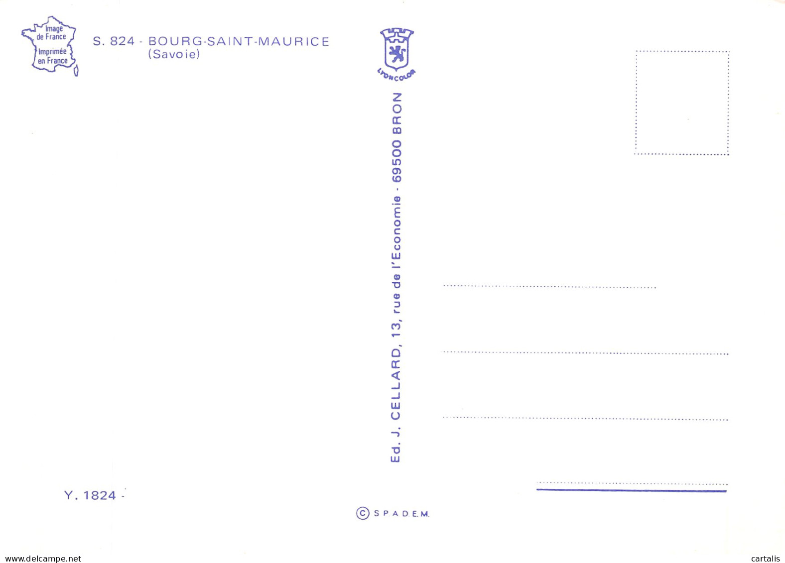 73-BOURG SAINT MAURICE-N° 4455-A/0183 - Bourg Saint Maurice