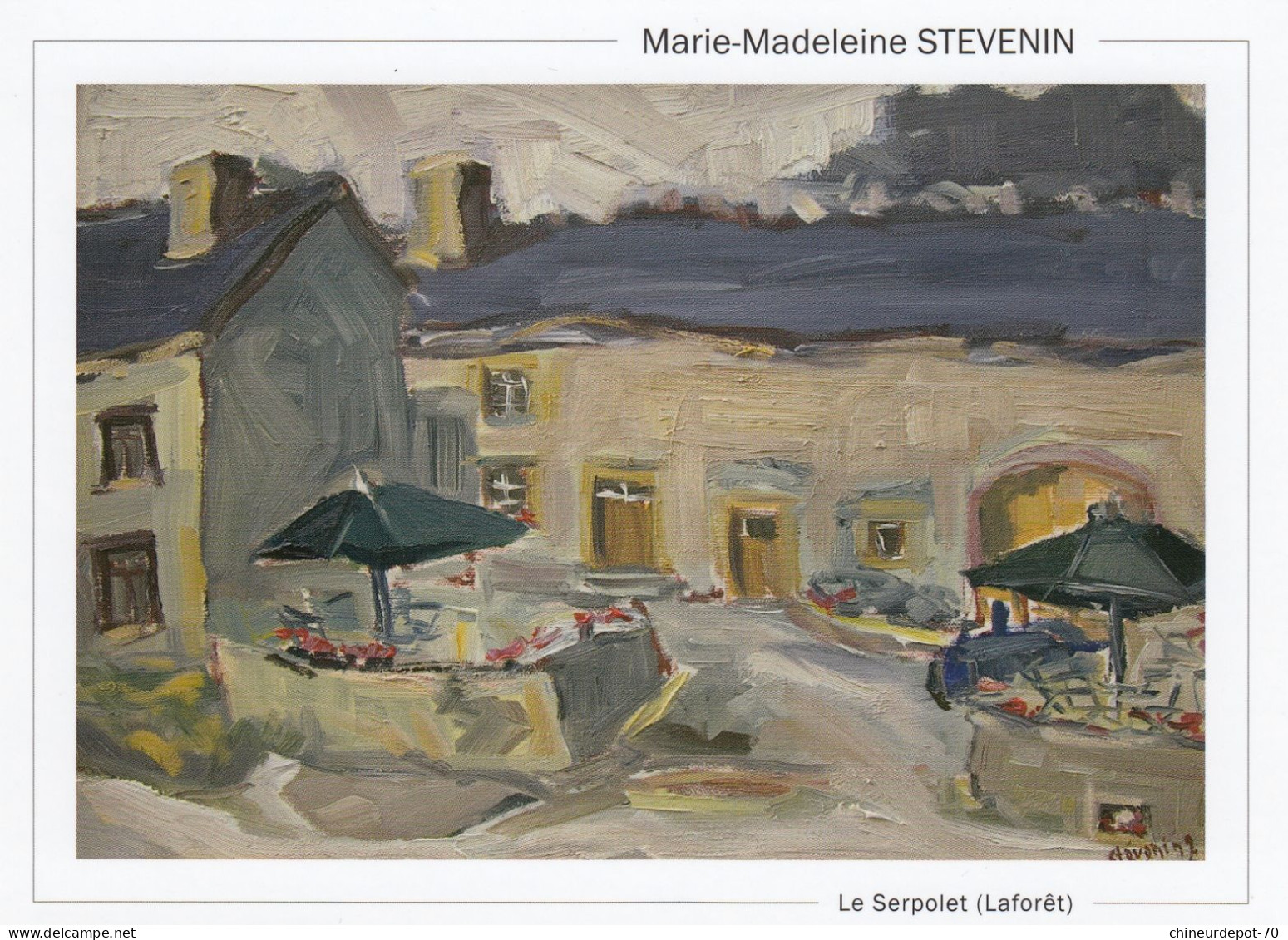 PEINTURE     MARIE MADELEINE  STEVENIN  LE SERPOLET - Peintures & Tableaux