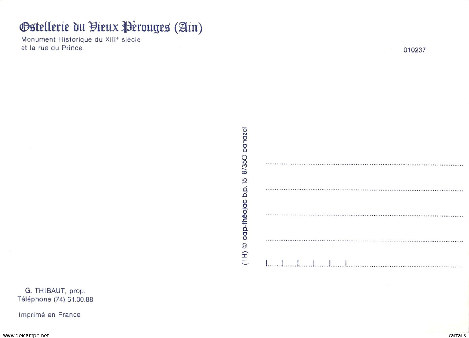 01-PEROUGES-N° 4455-D/0303 - Pérouges