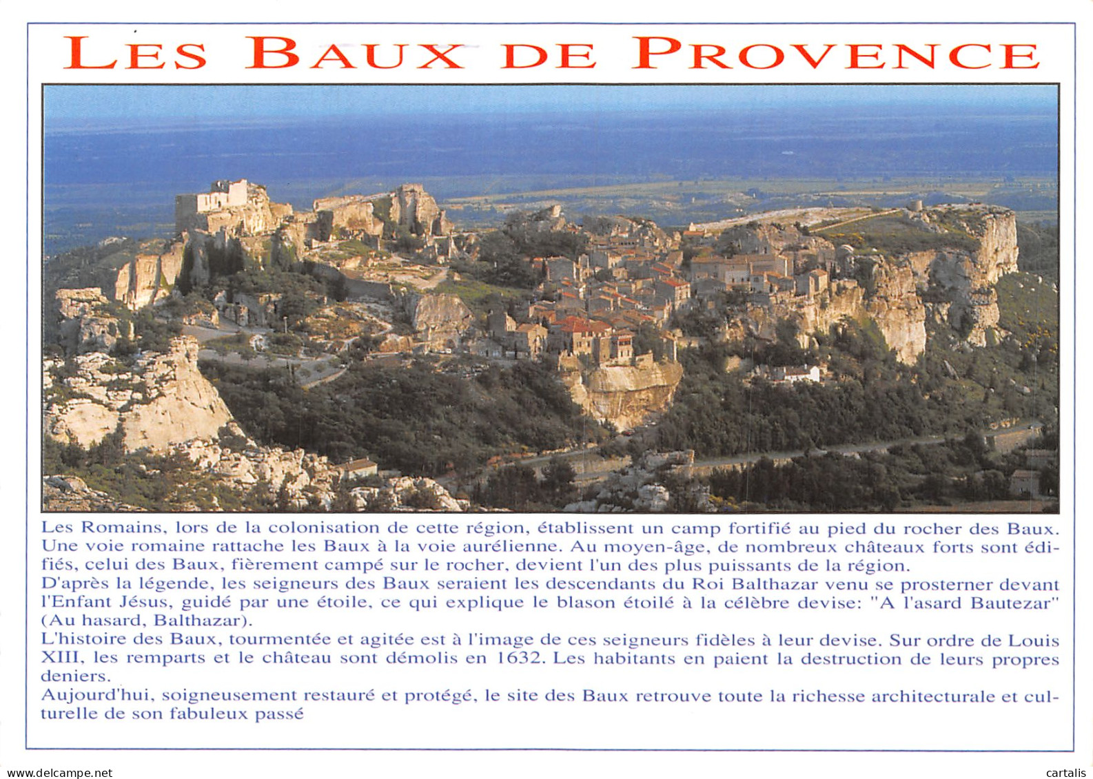 13-LES BAUX DE PROVENCE-N° 4455-D/0057 - Les-Baux-de-Provence