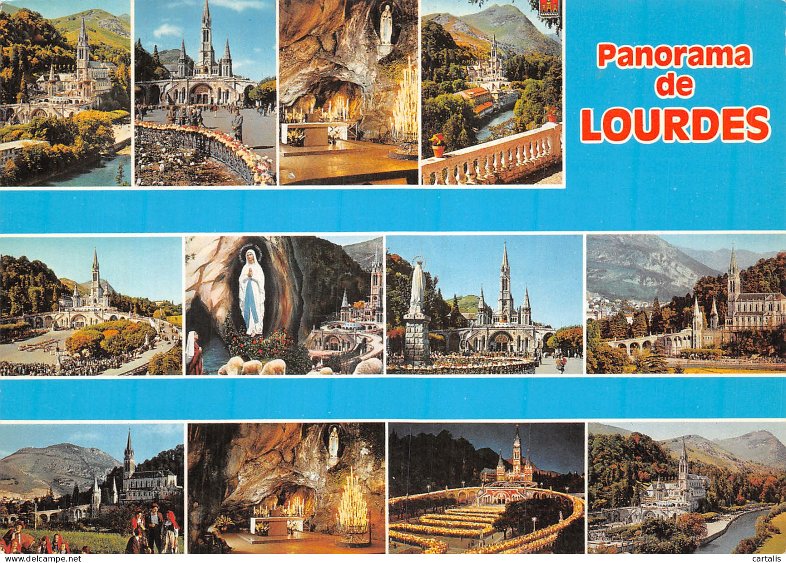 65-LOURDES-N° 4455-C/0317 - Lourdes