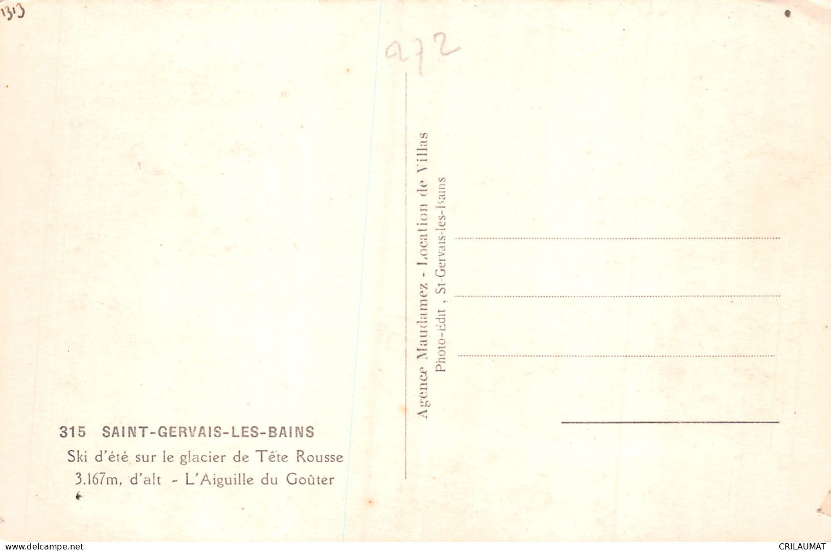74-SAINT GERVAIS LES BAINS-N°T5087-B/0003 - Saint-Gervais-les-Bains
