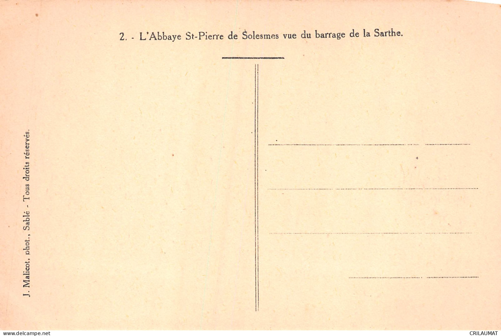 72-SOLESMES-N°T5087-A/0003 - Solesmes