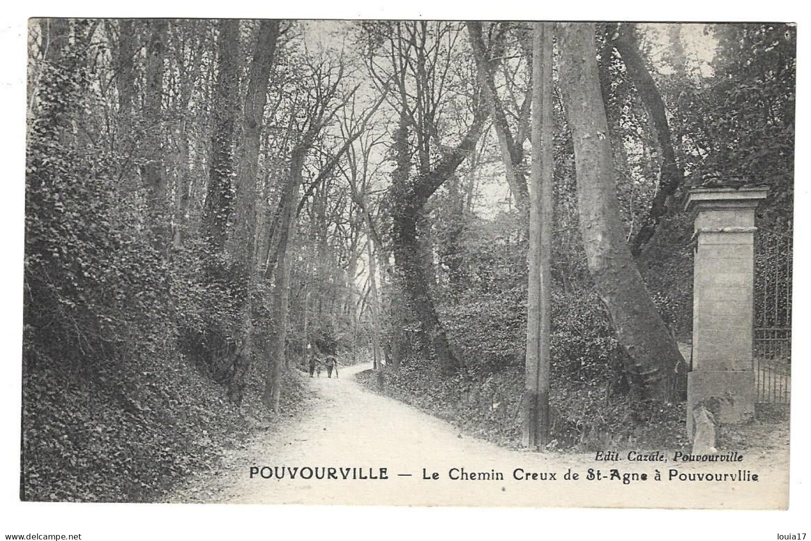 31 - Pouvourville : Le Chemin Creux De St- Agne à Pouvourville - Autres & Non Classés