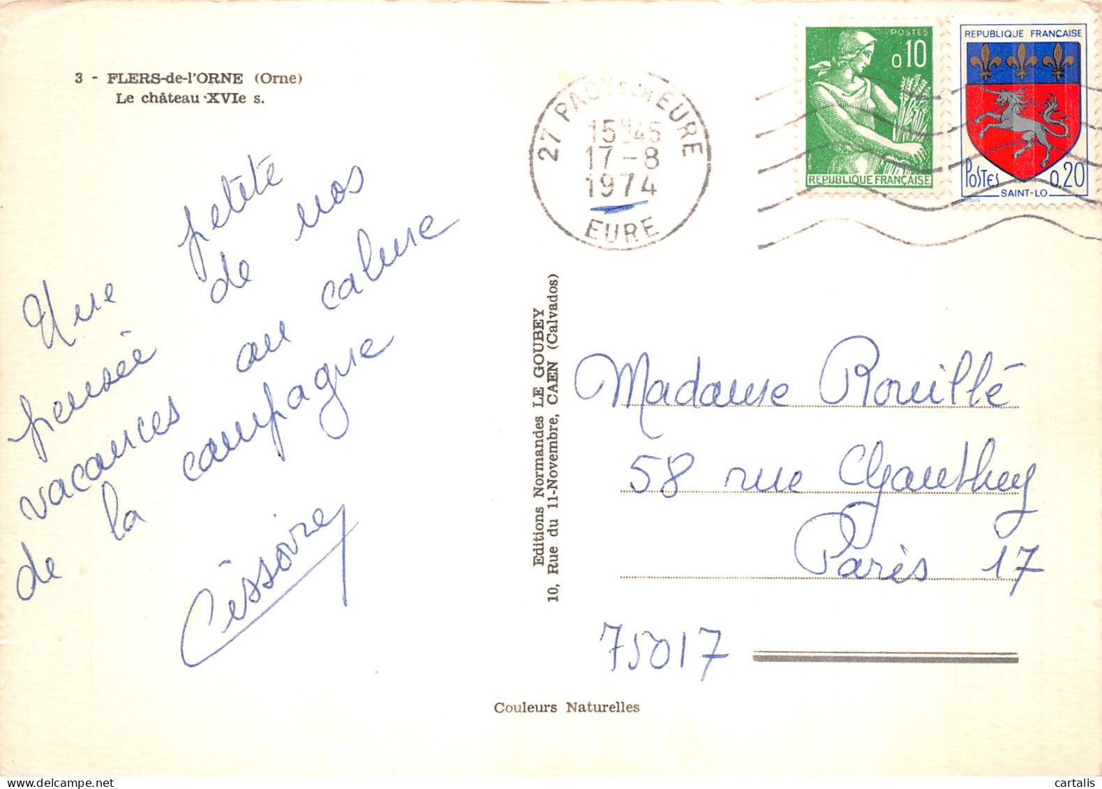 61-FLERS D L ORNE-N° 4456-C/0221 - Flers