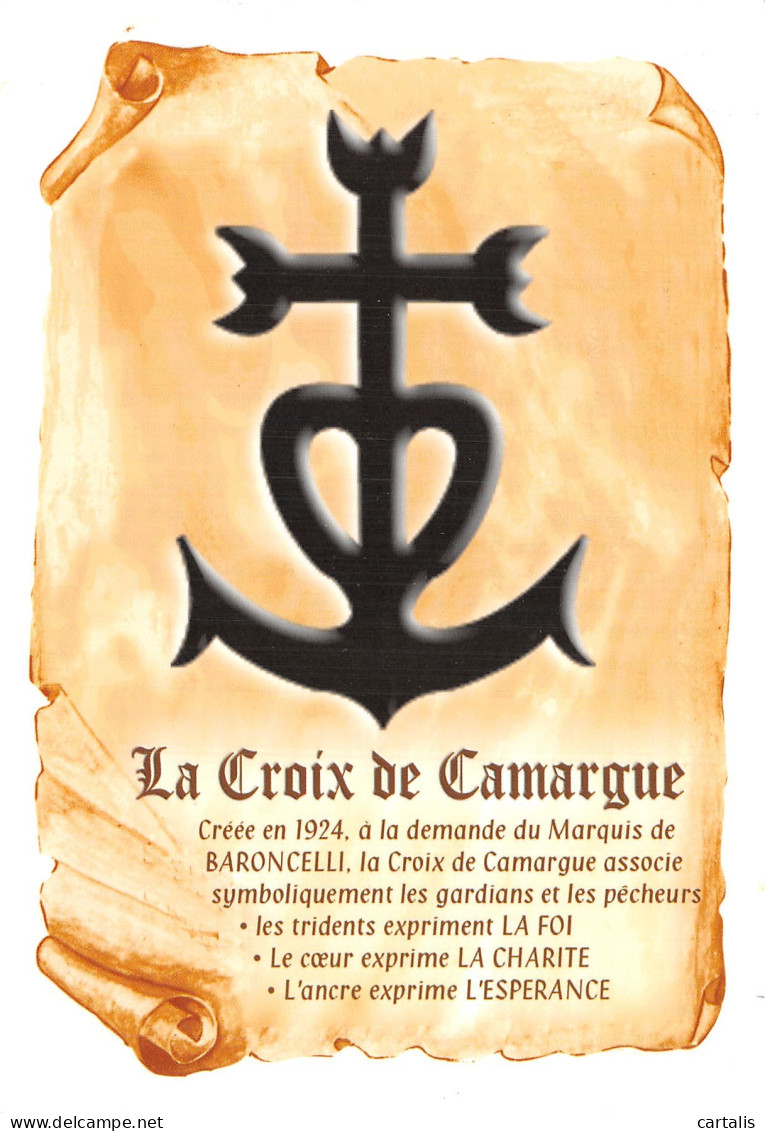 13-LA CROIX DE CAMARGUE-N° 4456-C/0025 - Other & Unclassified