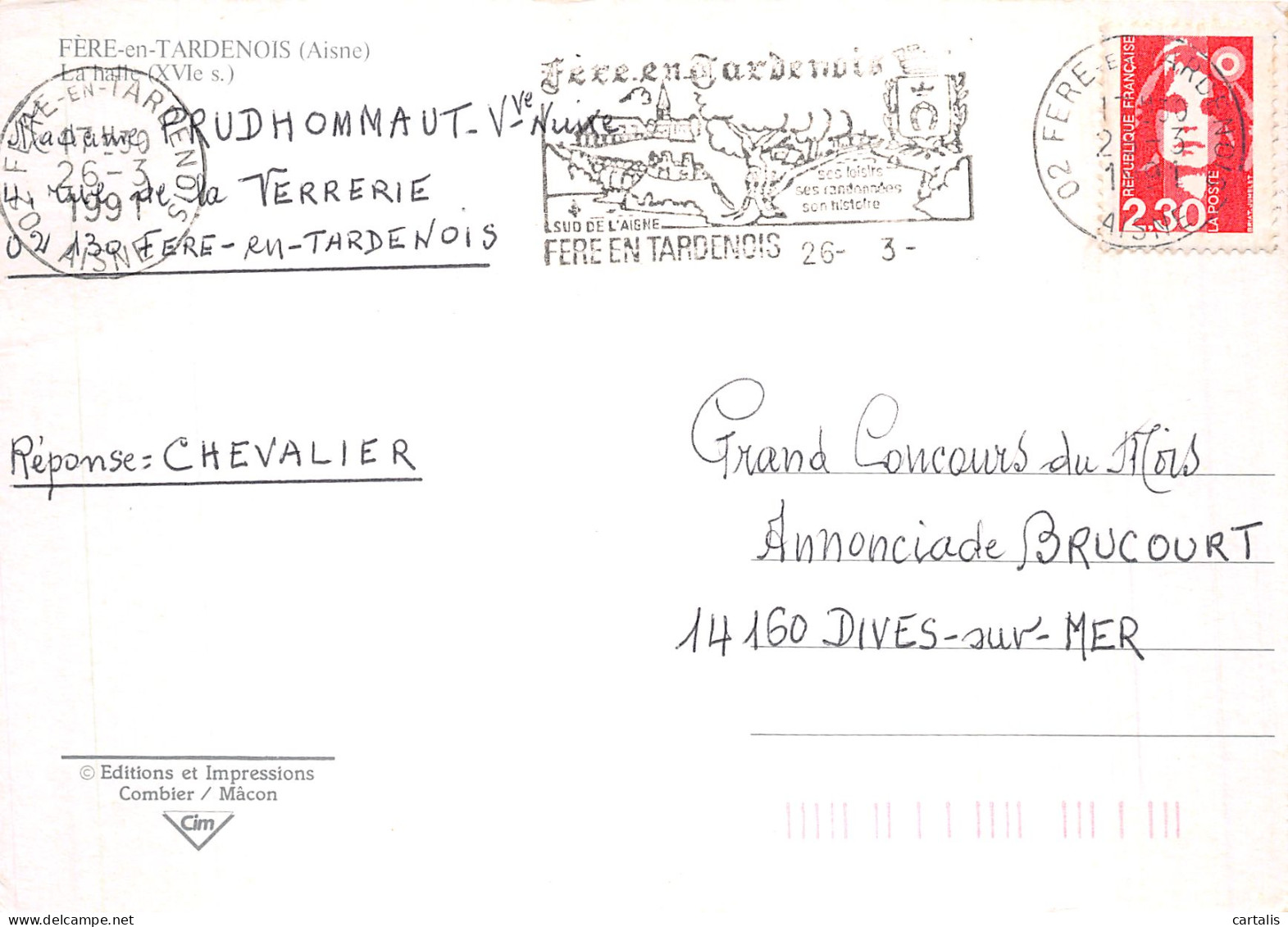 02-FERE EN TARDENOIS-N° 4456-C/0009 - Fere En Tardenois