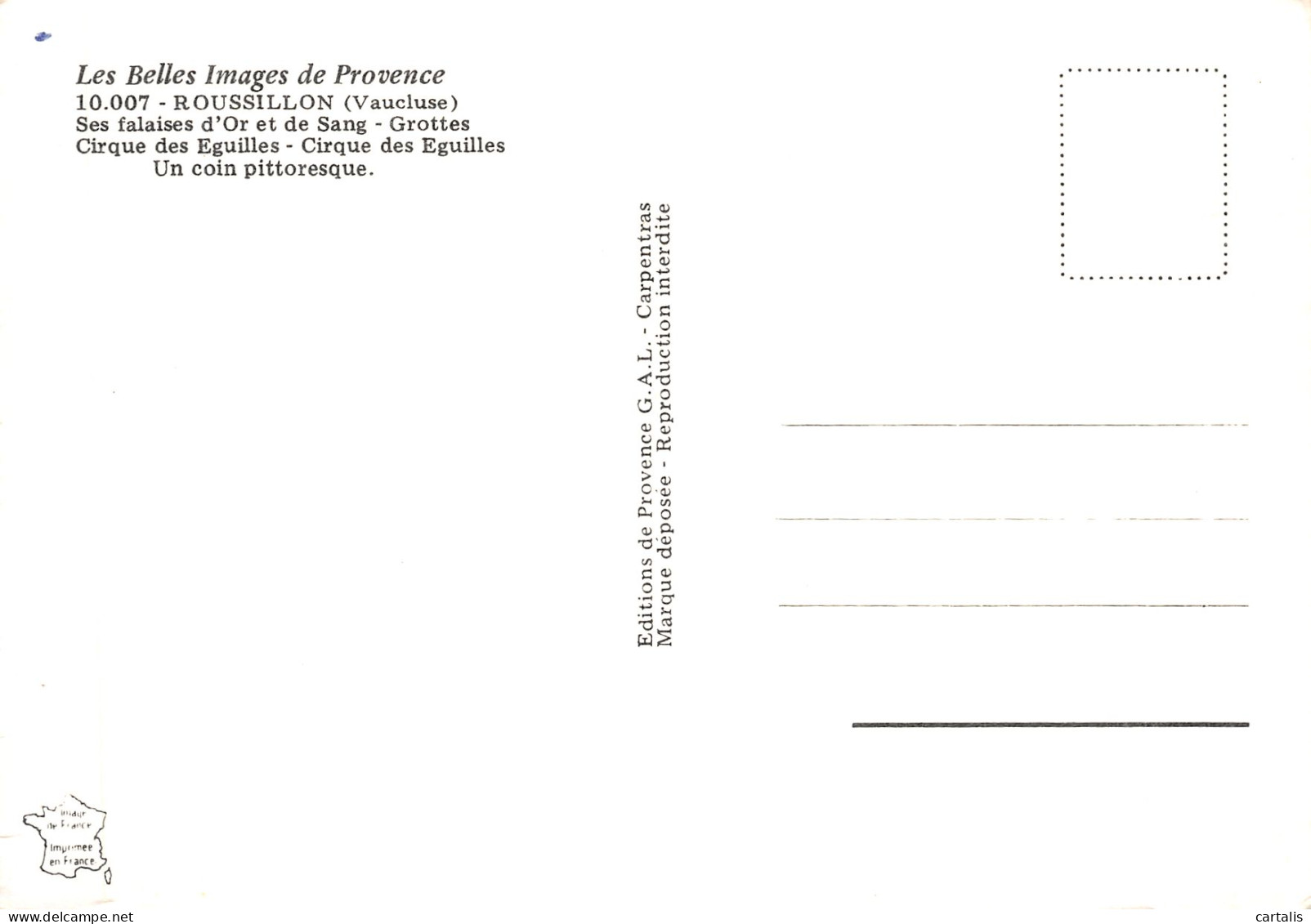 84-ROUSSILLON-N° 4456-B/0307 - Sonstige & Ohne Zuordnung