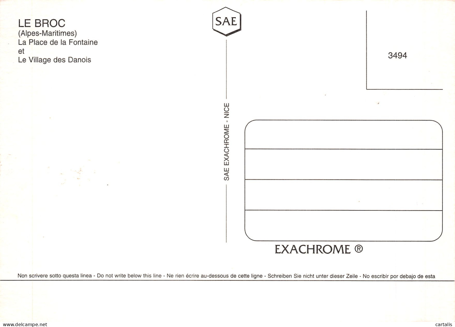 06-LE BROC-N° 4456-B/0211 - Sonstige & Ohne Zuordnung