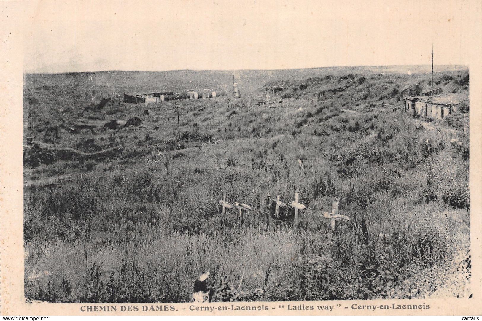 02-CERNY EN LAONNOIS CHEMIN DES DAMES-N° 4456-B/0125 - Sonstige & Ohne Zuordnung