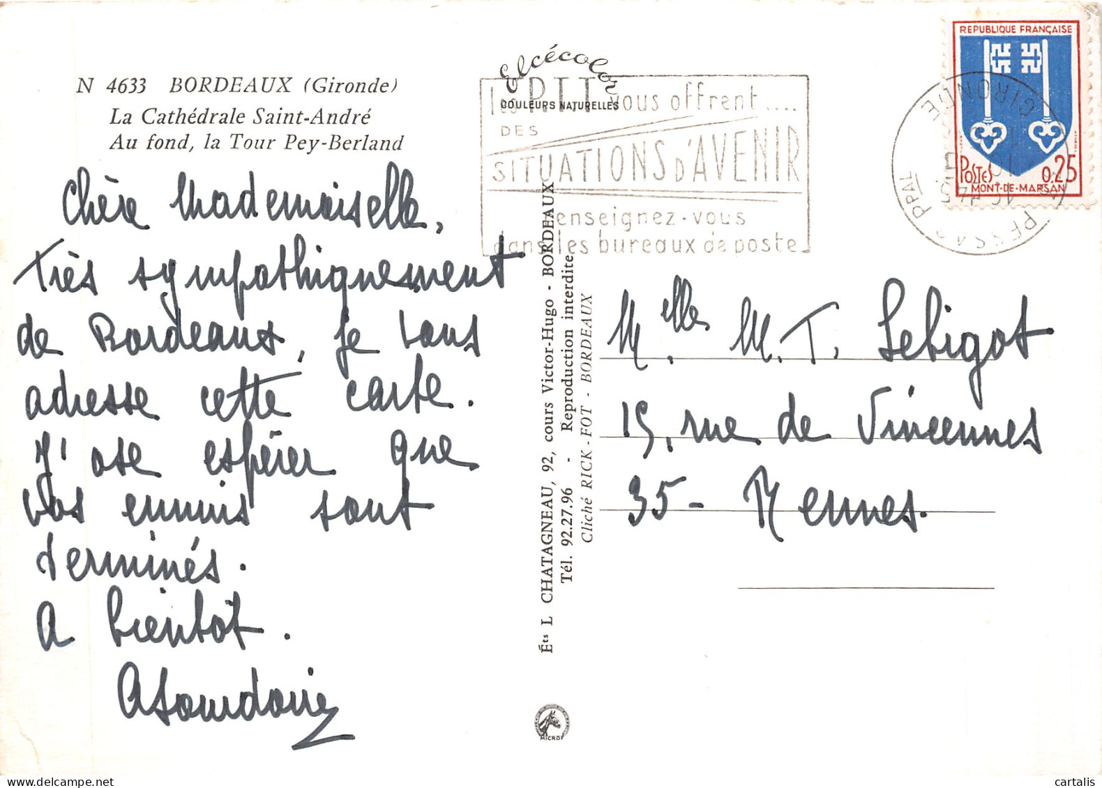 33-BORDEAUX-N° 4456-B/0075 - Bordeaux