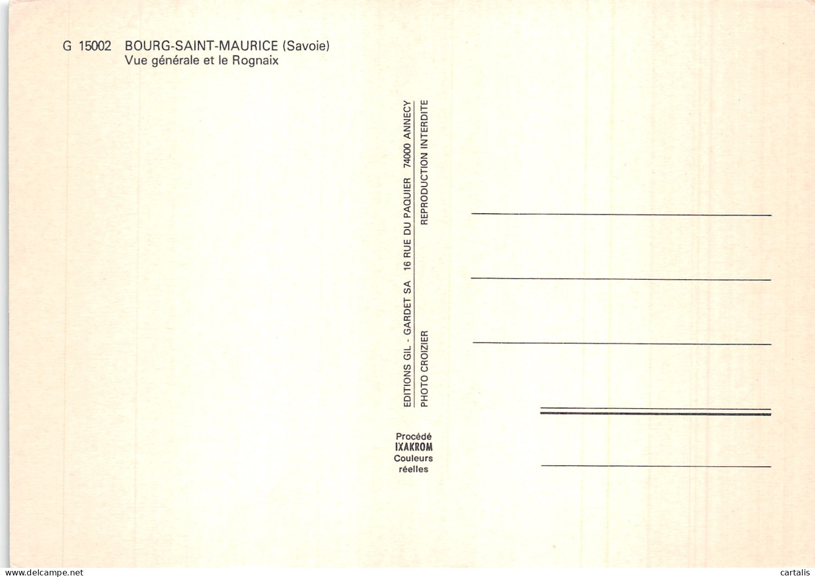 73-BOURG SAINT MAURICE-N° 4456-B/0045 - Bourg Saint Maurice