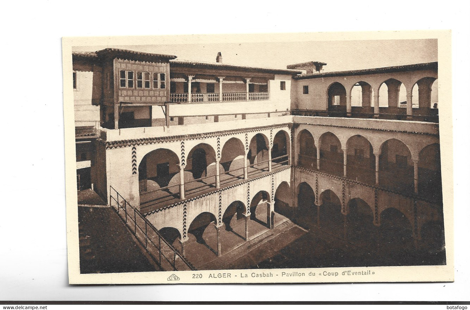 CPA   ALGER LA CASBAH  PAVILLON DU COUP D EVENTAIL - Algiers