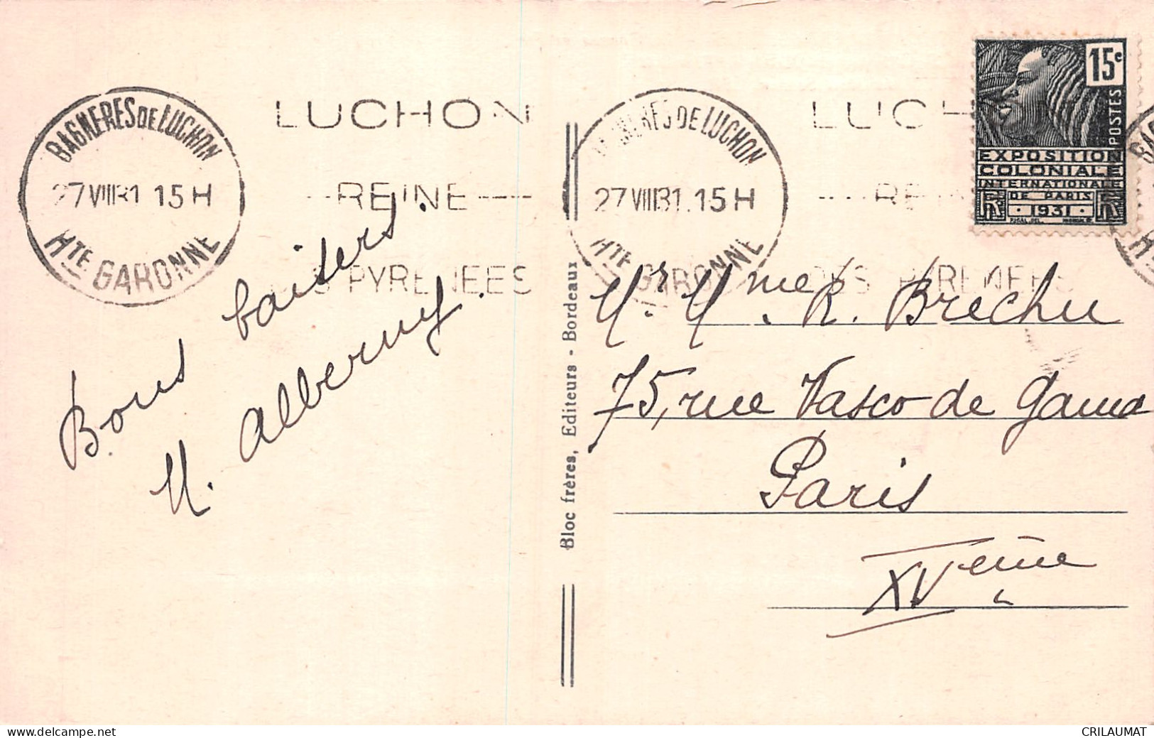 31-LUCHON SUPERBAGNERES-N°T5087-C/0359 - Luchon