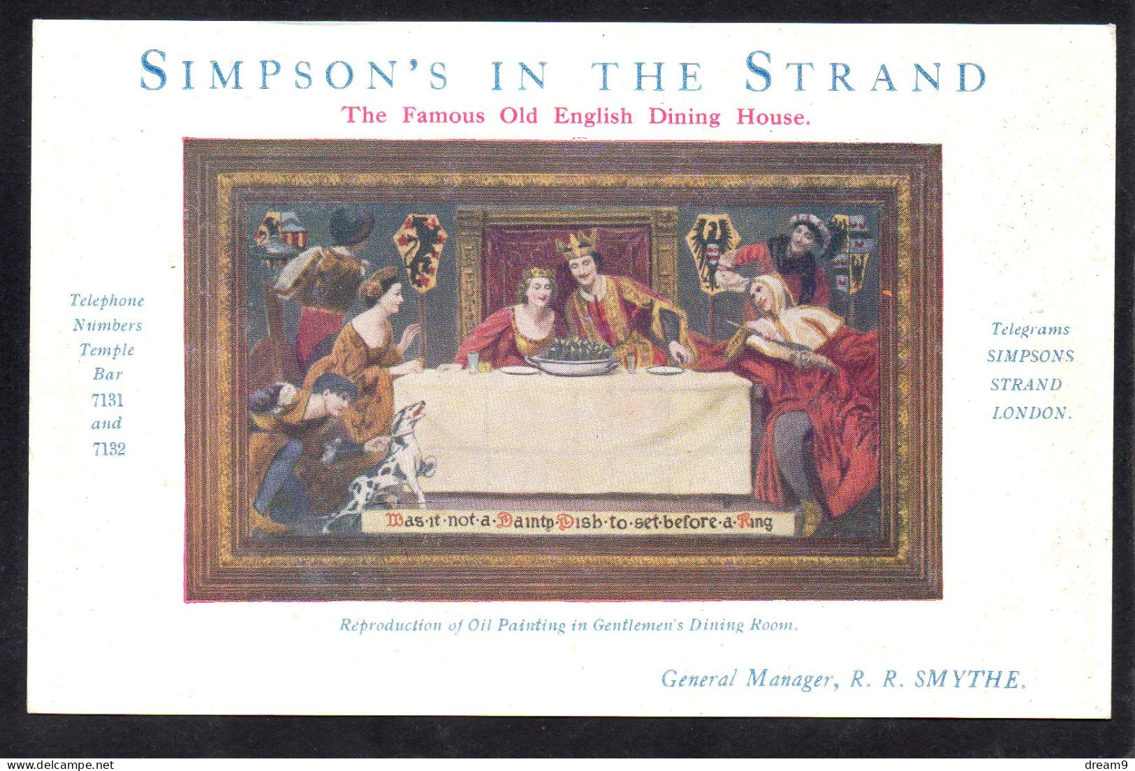 ROYAUME UNIS - ANGLETERRE - LONDON  - Simpson's In The Strand - Otros & Sin Clasificación