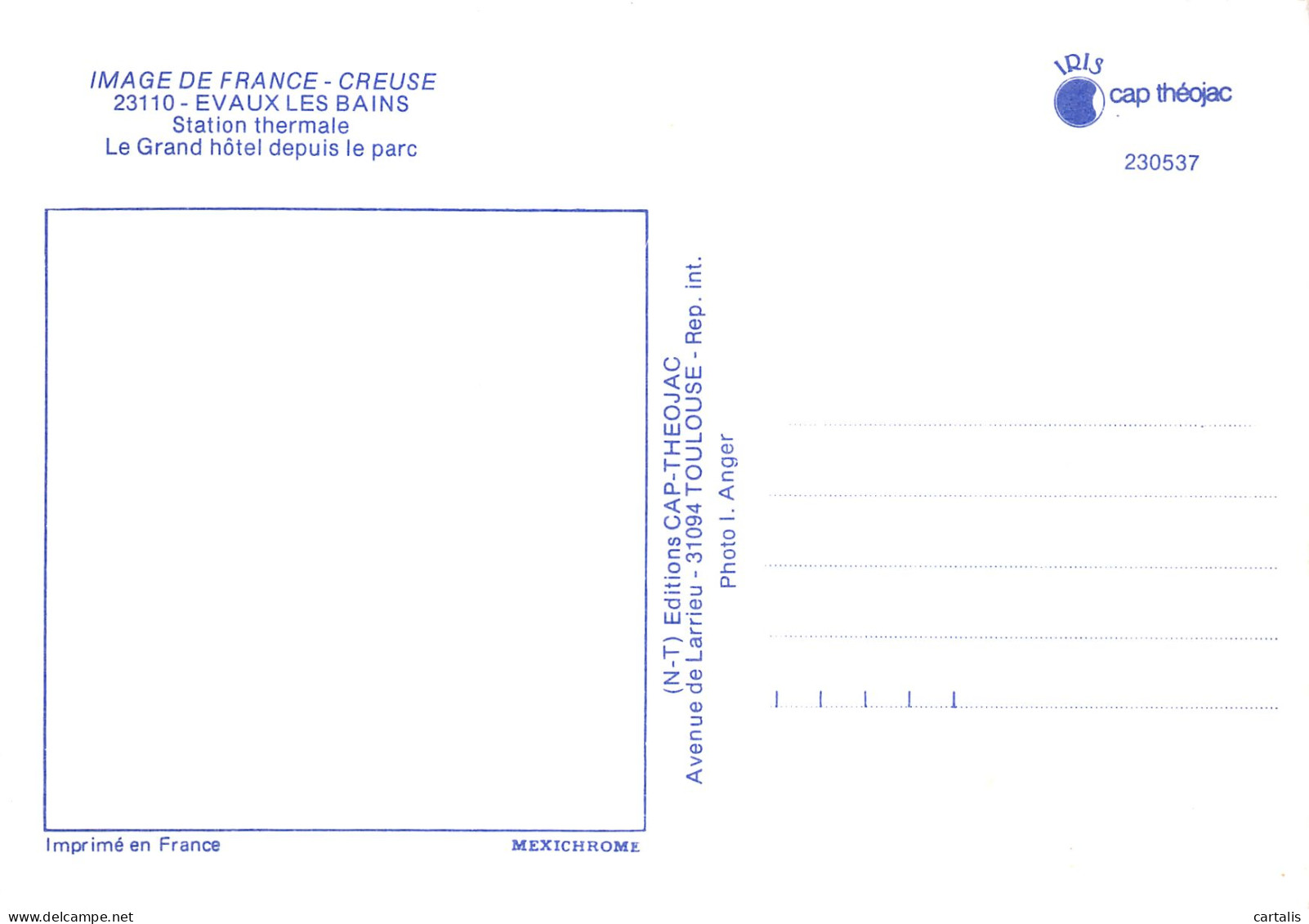 23-EVAUX LES BAINS-N° 4457-B/0023 - Evaux Les Bains