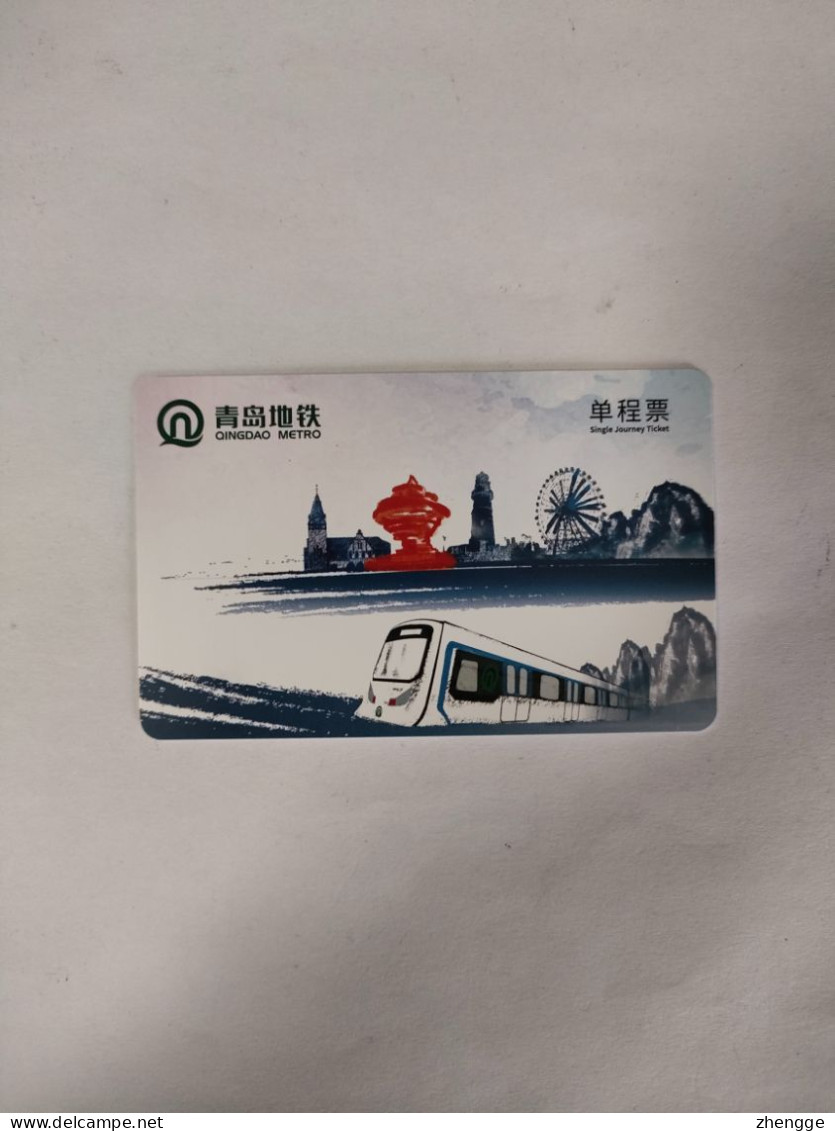 China Transport Cards, Line 6, Metro Card, Qingdao City, (1pcs) - Ohne Zuordnung